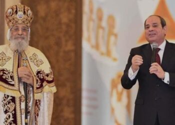 الرئيس يتحدث من قلبه فى يوم المحبة فى قداس عيد الميلاد المجيد