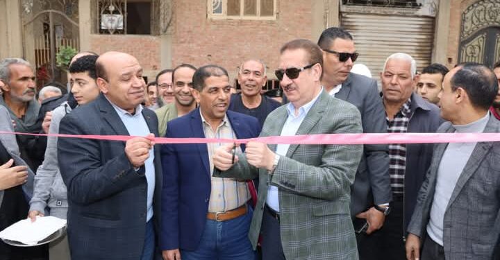 وسط فرحة أهالى قرية مشيرفمحافظ المنوفية يفتتح محطة رفع صرف صحى