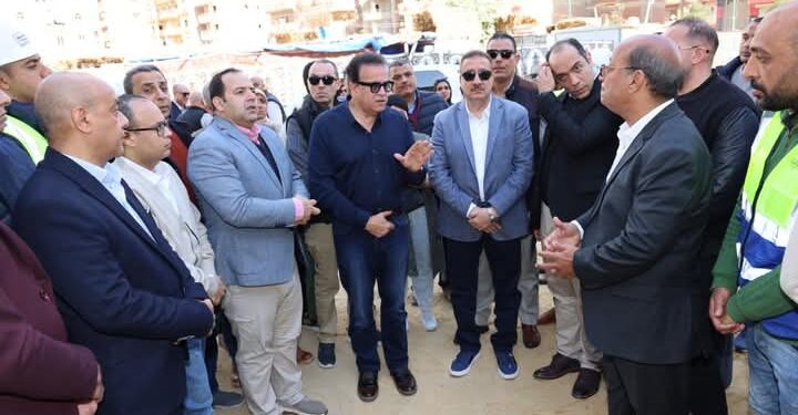 ضمن جولته الميدانية بمحافظة المنوفية نائب رئيس الوزراء وزير الصحة ومحافظ المنوفية يتفقدان مشروع إنشاء مستشفى أشمون العام الجديد