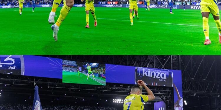 النصر يهزم الهلال بثلاثة في المملكة ارينا