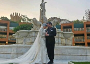 الف مبروك زفاف الفارس حسن العزازي بطل العالم السابق في الفروسية على الدكتورة هند عزازي وتهنئة من الإعلامى الكبير وائل عيسى وكل الوسط الرياضى.