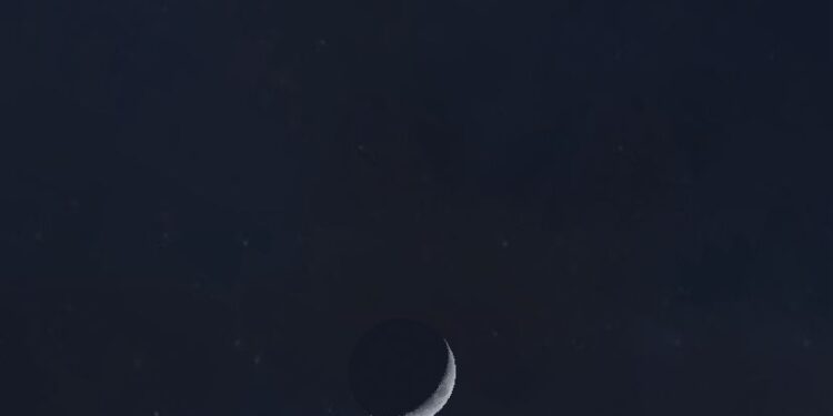 الليلة : اقتران هلال القمر والمريخ
