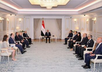 الرئيس السيسى يستقبل نواف سلام ويؤكد دعم مصر لجهود لبنان فى استعادة الاستقرار