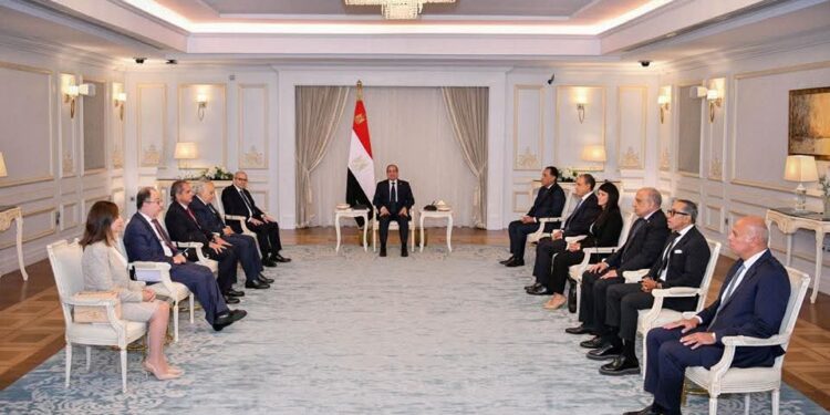 الرئيس السيسى يستقبل نواف سلام ويؤكد دعم مصر لجهود لبنان فى استعادة الاستقرار
