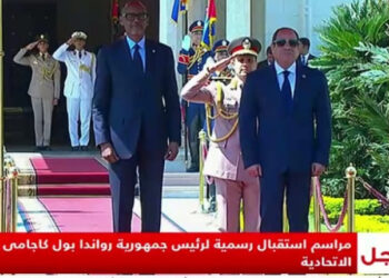 بالفيديو.. الرئيس السيسى يستقبل نظيره الرواندى فى قصر الاتحادية