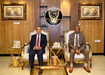 وزير الخارجية يلتقي وزير الخارجية والتعاون الدولي السوداني