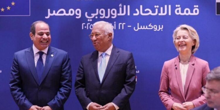 البيان المشترك للقمة المصرية الأوروبية يؤكد دعم الأمن المائي المصري وضرورة الالتزام بالقانون الدولي بشأن سد النهضة