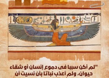 نرمين نبيل تكتب: كانوا مقدسين فى الحضارة الفرعونية