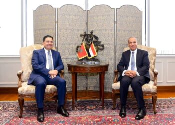 وزير الخارجية يستقبل نظيره المغربي ويبحثان تعزيز العلاقات الثنائية ومستجدات الوضع الإقليمي