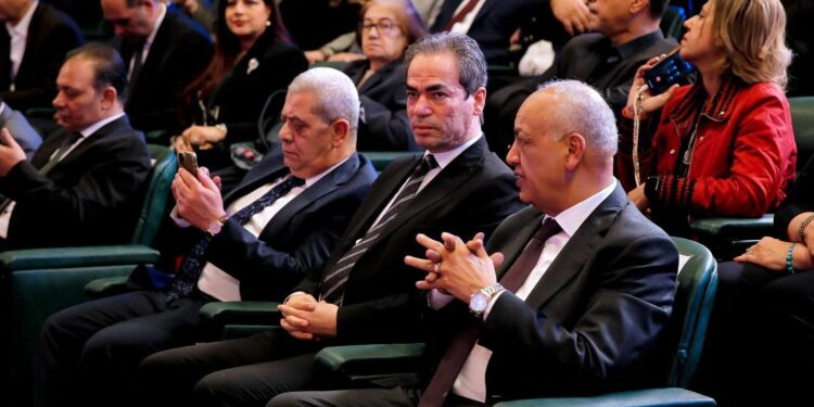 المسلمانى يشهد حفل تأبين الإذاعى الكبير فهمي عمر