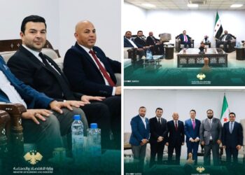 وفد استثماري مصري يبحث مع نائب وزير الاقتصاد السورى إقامة مدينة صناعية متكاملة في حلب