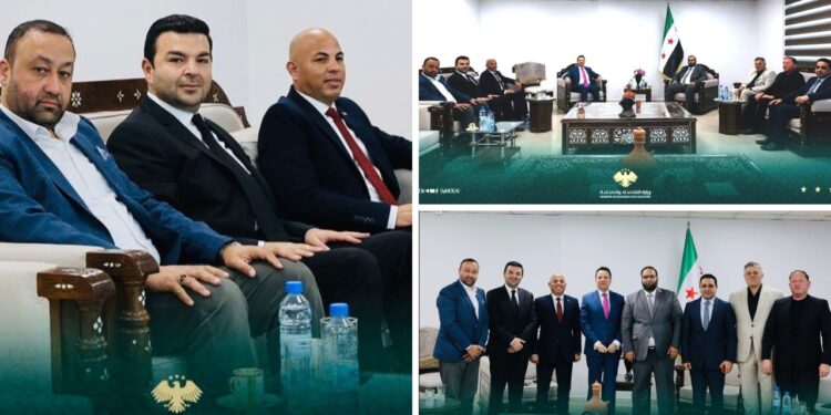 وفد استثماري مصري يبحث مع نائب وزير الاقتصاد السورى إقامة مدينة صناعية متكاملة في حلب