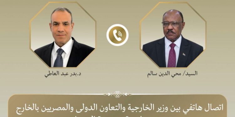 وزير الخارجية يبحث مع نظيره السوداني سبل تعزيز العلاقات الثنائية وتطورات الأوضاع في السودان