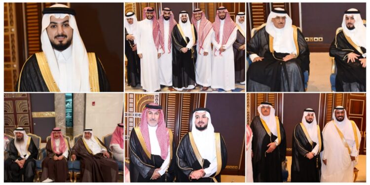 أمراء ووزراء ومسؤولين يهنئون سند بن ربيع القثامي بحفل زواجه