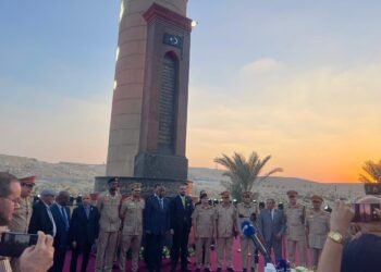 السفير الليبي يفتتح النصب التذكاري لشهداء الجيش الليبي بالقاهرة