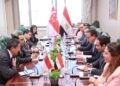 وزير الصحة يستقبل وزير الدولة لوزارتي الداخلية والخارجية بسنغافورة لوضع خطة تستهدف تقديم المساعدات الإنسانية لقطاع غزة