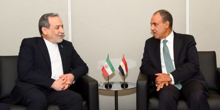 وزير الخارجية يناقش مع نظيره الإيراني الجهود المبذولة لخفض التصعيد واستئناف المسار الدبلوماسي