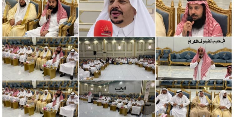 بحضور نخبة من المشايخ والمسؤولين ورجال الأعمال.. مبارك بن دهيكل السلمي يحتفي بالشيخ أحمد بن بندر السديري في جدة