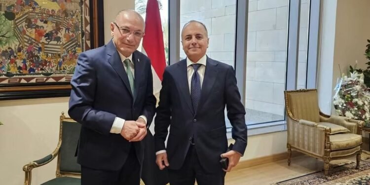سفير تركيا يزور السفير إيهاب سليمان لتهنئته بتوليه منصب نائب وزير الخارجية المصرية لشؤون البروتوكول