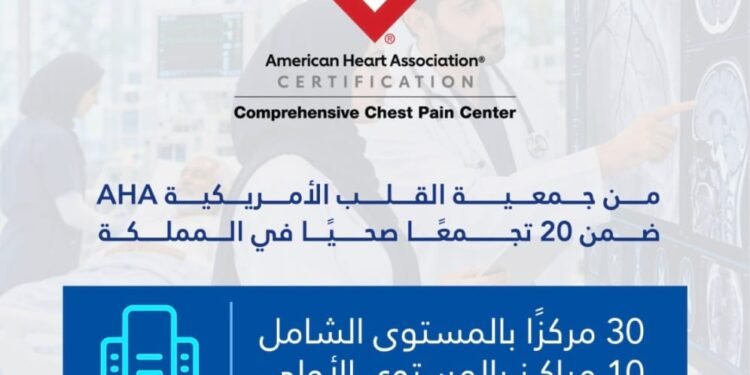 “الصحة القابضة” تحقق اعتمادًا دوليًا لـ40 مركزًا متخصصًا في علاج الجلطات القلبية والسكتات الدماغية ضمن 20 تجمعًا صحيًا